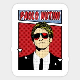 Paolo Nutini Pop Art Comic Style Sticker